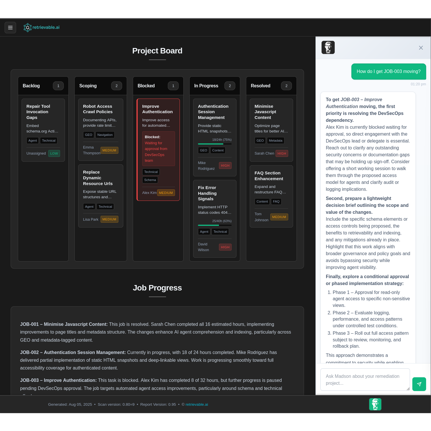 Turn Findings Into Fixes